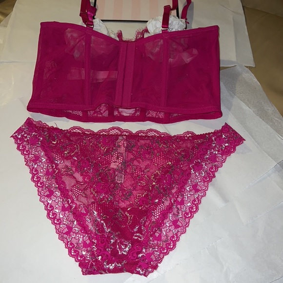 (L) 2pcs Victoria’s Secret Dream Angels Collection Set,  Corset & Cheeky… - Picture 10 of 17